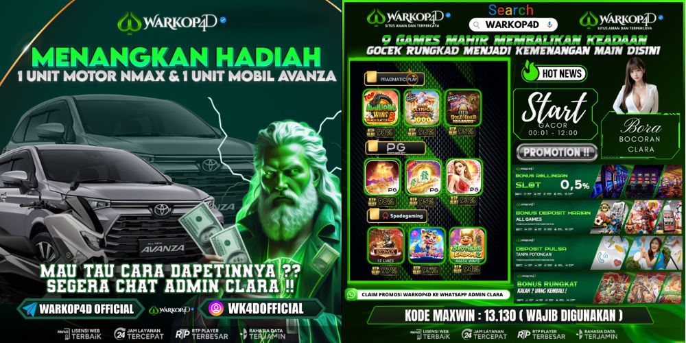 UNDIAN MOBIL DAN INFO BOCORAN TERUPDATE WARKOP4D